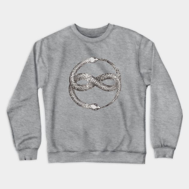 Snakes - Ouroboros Crewneck Sweatshirt by lunaroveda